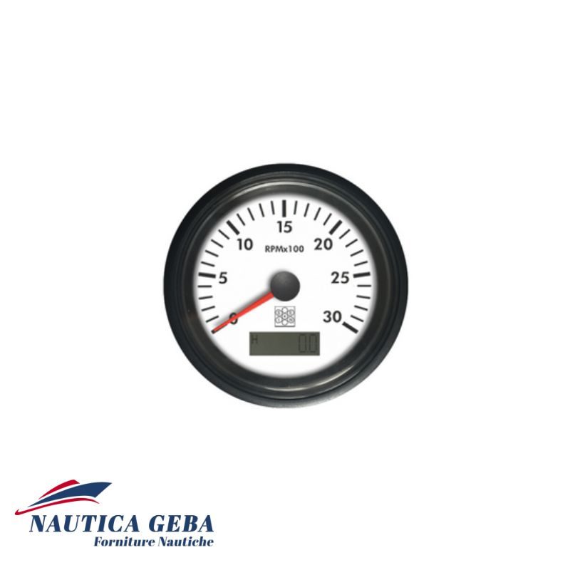 Contagiri 0-3000 Rpm Ingresso Pick Up Illuminazione Bianca Contagiri 0-3000 Rpm Ingresso Pick Up Illuminazione Bianca