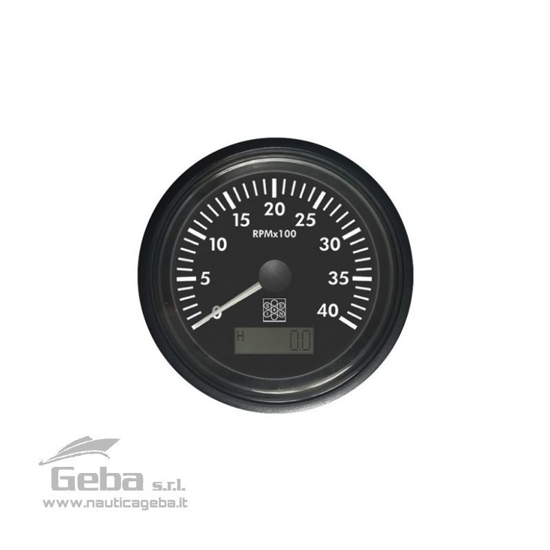 Contagiri 0-4000 rpm ingresso W illuminazione rossa Contagiri 0-4000 rpm ingresso W illuminazione rossa