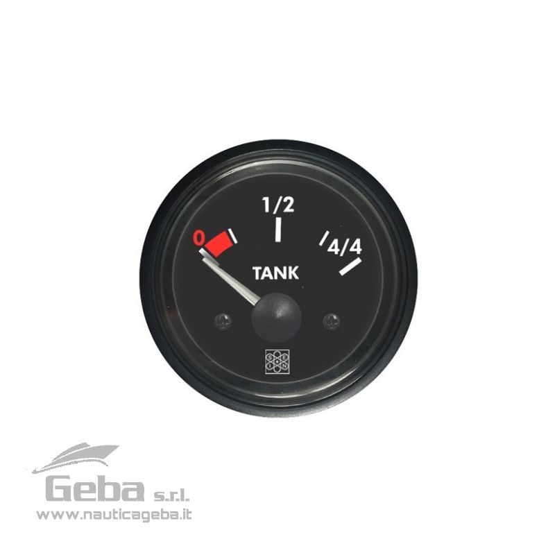 Strumenti livello carburante 0-44 Tank ingresso 0-90Ω 12V illuminazione rossa