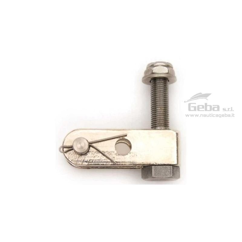 Attacco motore forcella per monocavi modello Ultraflex A75 per timoneria di barca, barca a vela e imbarcazioni nautiche e marine. attacco motore forcella per monocavi Ultraflex A75 timoneria barca vela gommone