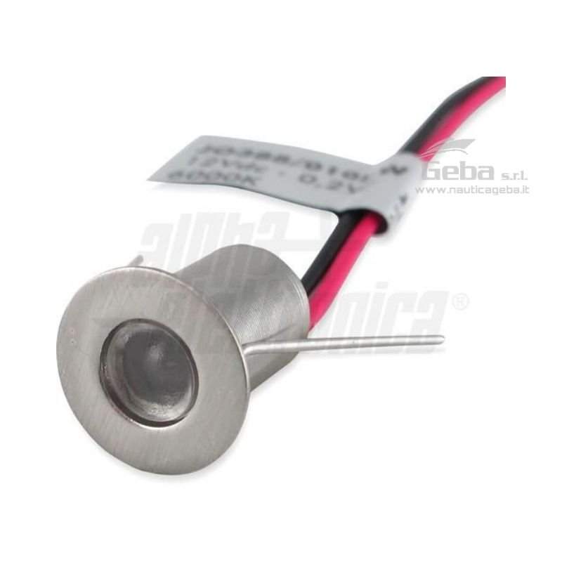 Faretto Led da incasso - 0,2W - 12V - Blu, Bianco Freddo, Bianco caldo Faretto-Led-da-incasso-02W-12V-Bianco-caldo