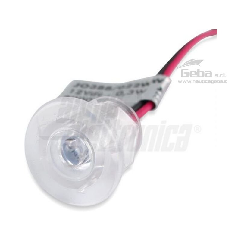 Faretto Led da incasso - 0,3W - 12V - Blu, Bianco naturale, Bianco freddo, Bianco caldo Faretto Led da incasso - 0,3W - 12V bianco naturale