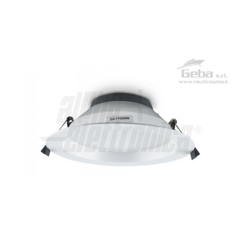 Faretto Led da incasso - 20W - 85lmW - TRIwhite bianco selezionabile Faretto Led da incasso - 20W - 85lmW - TRIwhite bianco selezionabile per barca