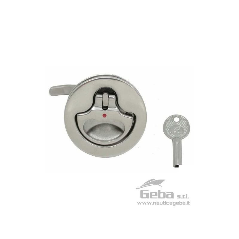 Chiusura a compressione compatta tonda in Acciaio Inox con tavella regolabile.
Piastra a vista con fori vite nascosti dalla maniglia, montaggio con viti dall'esterno.
Per aprire e chiudere paglioli e boccaporti.
La tavella può essere montata in posizione normale oppure girata (Rev) per coprire tutti gli spessori (A) richiesti. Chiusura a compressione compatta tonda in Acciaio Inox con tavella regolabile. Piastra a vista con fori vite nascosti dalla maniglia, montaggio con viti dall'esterno. Per aprire e chiudere paglioli e boccaporti. La tavella può essere montata in posizione normale oppure girata (Rev) per coprire tutti gli spessori (A) richiesti.