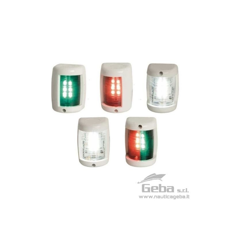 Fanali di navigazione LED 12V compatti in Plastica. Consumo ridotto 1W.
Dimensioni 43 x H59 mm. FANALI DI NAVIGAZIONE (CE) MINI LED WHITE