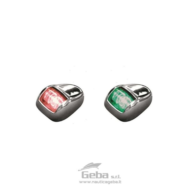 Fanali di navigazione piatti in Acciaio Inox con Power-LED da 1W 12/24V.
Dimensioni: 70 x 48 x H27. FANALI (R.I.NA.) LED ORIONIS A INOX