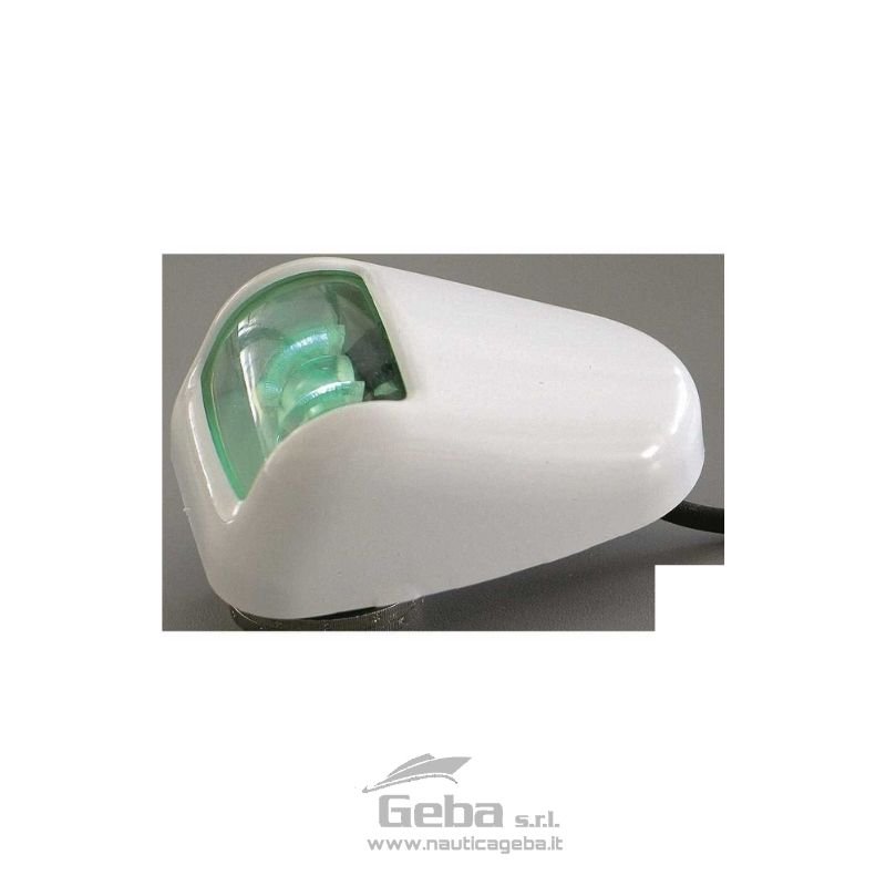 Fanali di navigazione piatti con Power-LED da 1W 12/24V.
Dimensioni: 70 x 48 x H27. FANALI (R.I.NA.) LED ORIONIS A verde