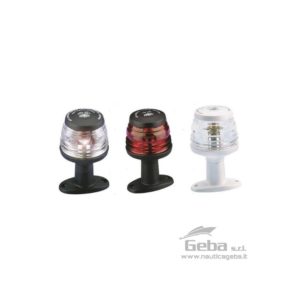 Fanali di testa albero 360° con base stretta. H110mm.