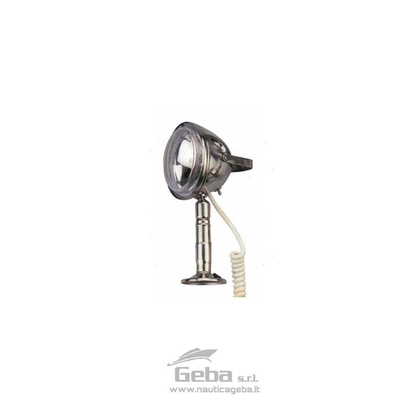 Faro orientabile a mano tutto in Acciaio Inox.
Bulbo stagno ø mm 120. H 230 mm. Faro orientabile a mano tutto in Acciaio Inox. Bulbo stagno ø mm 120. H 230 mm.