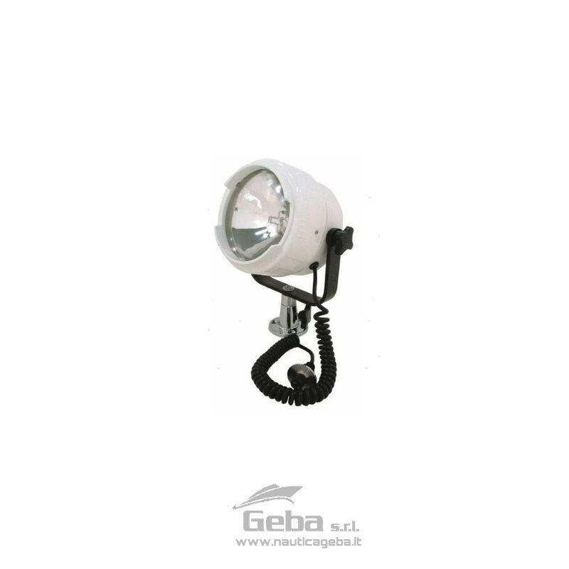 Faro orientabile impermeabile con base estraibile e maniglia.
Potenza 100W - 12V. Cavo con spina.
Morsetto opzionale per attacco su tubo. Faro orientabile impermeabile con base estraibile e maniglia