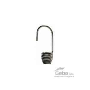Gancetto in Acciaio Inox per elastici.