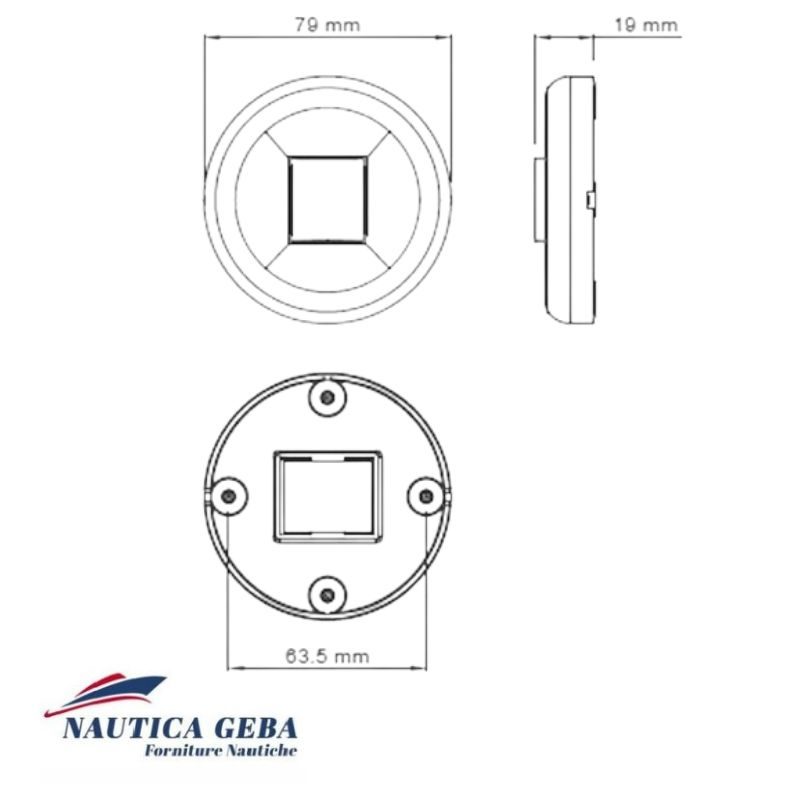 Fanali di navigazione luci di via barca 12V di poppa fino a 12 metri Led IP67 per barca gommone in vendita nel nostro negozio online di nautica ordina. Fanali di poppa led