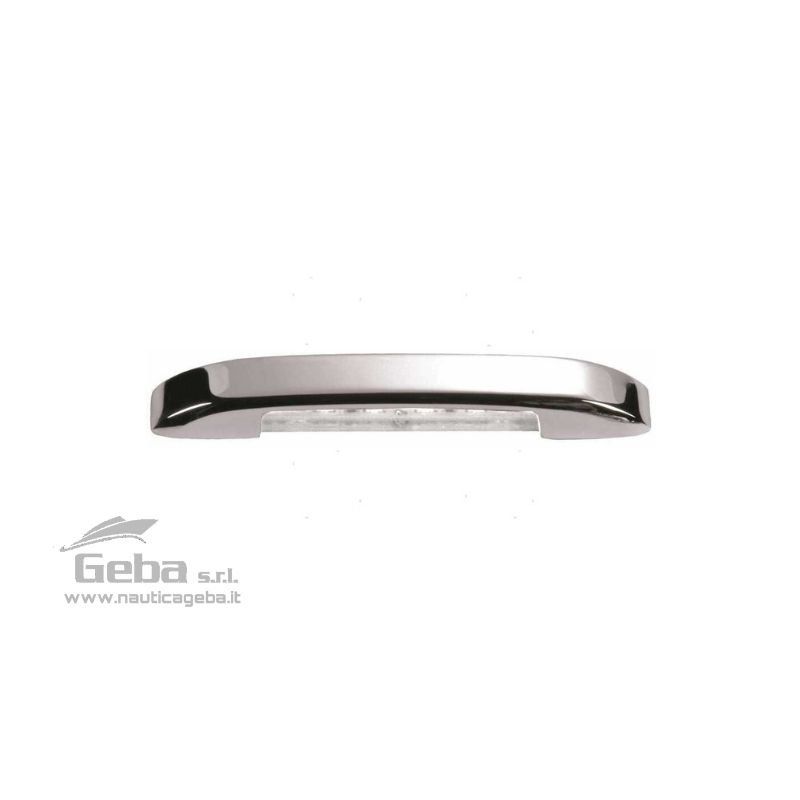 Luce LED impermeabile (IP67) per interni ed esterni. Montaggio verticale o orizzontale. Corpo in Ottone Cromato, viti in Acciaio Inox.
Voltaggio universale 12/24V.
Diffusione luce 1 direzione (in basso). Luce LED impermeabile (IP67) per interni ed esterni. Montaggio verticale o orizzontale. Corpo in Ottone Cromato, viti in Acciaio Inox. Voltaggio universale 12/24V. Diffusione luce 1 direzione (in basso).