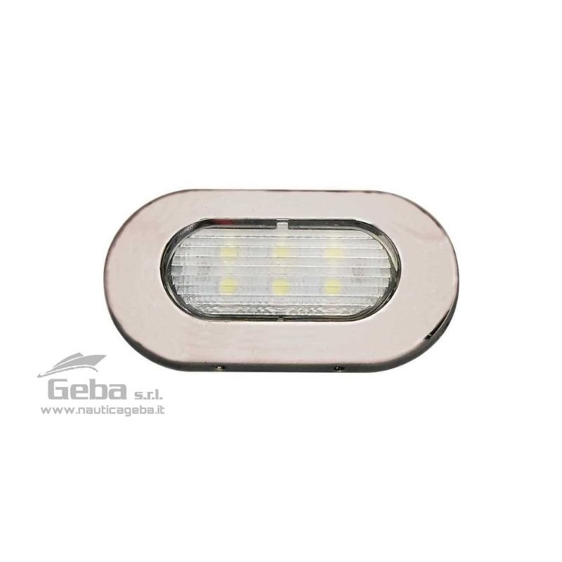 Luce di cortesia LED 12V impermeabile IP67 in Acciaio Inox con montaggio a superficie.
Sottile, consumo ridotto 1,2W. Luce bianca fredda 6000 K°. Luce di cortesia LED 12V impermeabile IP67 in Acciaio Inox con montaggio a superficie. Sottile, consumo ridotto 1,2W. Luce bianca fredda 6000 K°.