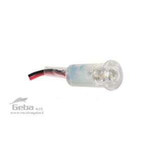 Luce di cortesia LED bianca a incasso con corpo in Plastica. Luce intensa, minimi consumi e massima durata.
