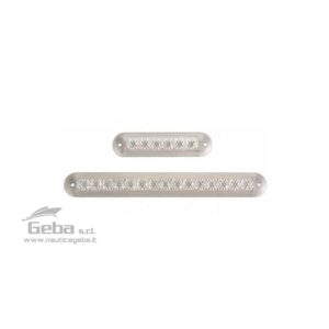 Plafoniera Strip LED a incasso in Tecnopolimero. Luce intensa, minimi consumi e massima durata.
