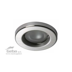 Spot LED ad incasso per esterni ed interni con cornice e viti in Acciaio Inox 316. Voltaggio universale 1224V - 2,5W. Protezione IP65.