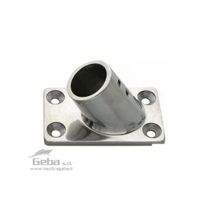 Base quadra 60° in Acciaio Inox AISI 316 da fusione