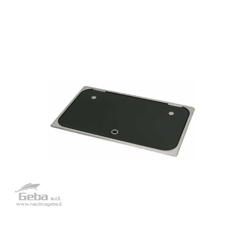 Fornelli a incasso in Acciaio Inox completi con termosicurezza e coperchio in Vetro Temperato. Fornelli a incasso in Acciaio Inox completi con termosicurezza e coperchio in Vetro Temperato. COPERCHIO RETTANGOLARE