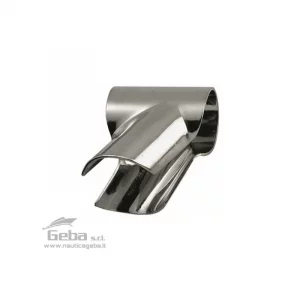 Giunto T aperto 60° in Acciaio Inox stampato