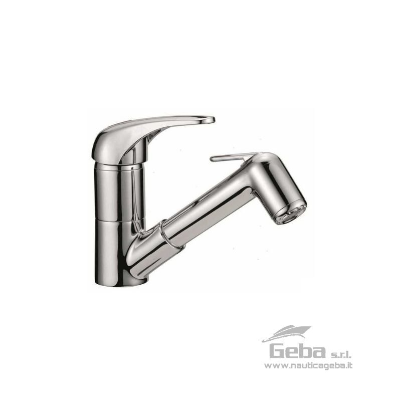 Miscelatore per lavello con canna girevole e doccetta shut-off estraibile.
Flessibile da 1,6 m. Miscelatore per lavello con canna girevole e doccetta shut-off estraibile. Flessibile da 1,6 m.