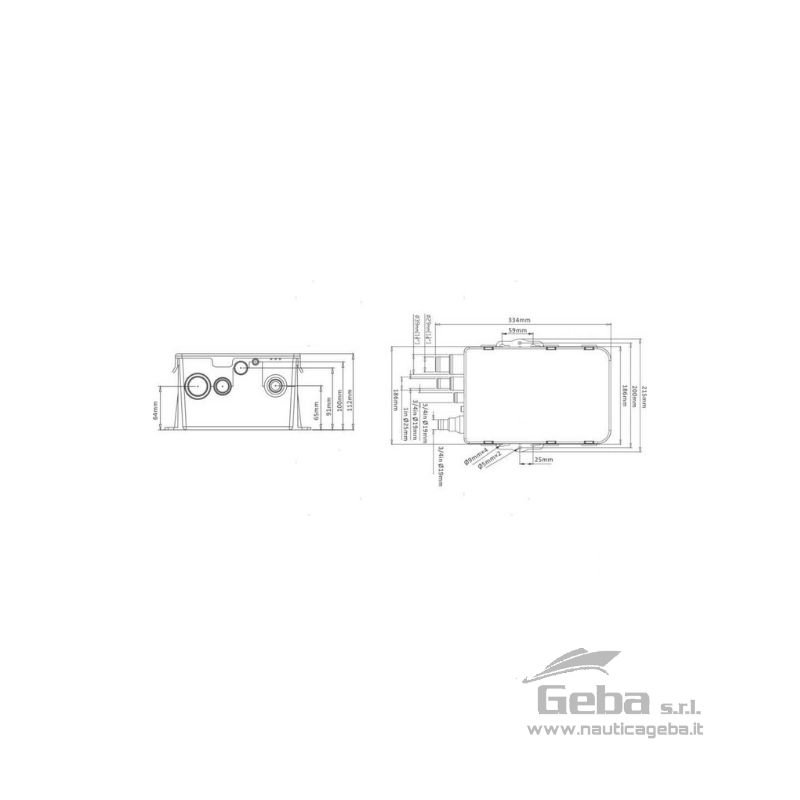 Pozzetto raccolta acque grigie e scarico doccia SeaFlo completo di pompa automatica di scarico, filtro a rete amovibile, coperchio con chiusura a scatto e valvola di non ritorno in uscita da 3/4"(20 mm).
Tre bocchette di aspirazione:
3/4"(20 mm)
3/4"-1" (20-25 mm)
1 1/8"-1 1/2" (30-38 mm) POZZETTO RACCOLTA ACQUE GRIGIE SEAFLO DIMENSIONI