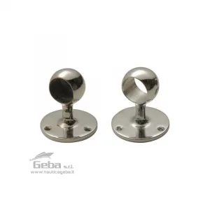 Supporti per corrimano in ottone passamano tientibene con base tonda