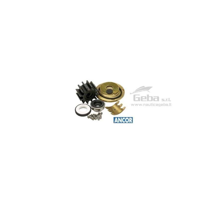 Pompa con frizione elettromagnetica per acqua dolce e salata con portata di 200 Lt/min.
Girante in Nitrile, pompa in Bronzo, albero in Acciaio Inox.
Max 2000 giri/min. Pompa con frizione magnetica Ancor 200 Ltmin 12V barca service kit