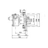 scheda tecnica montaggio pompa flangiata ancor st 138 raffreddamento motori marini Volvo Penta AQ-BB-MB-MD-2000 Lombardini Ldw Aifo