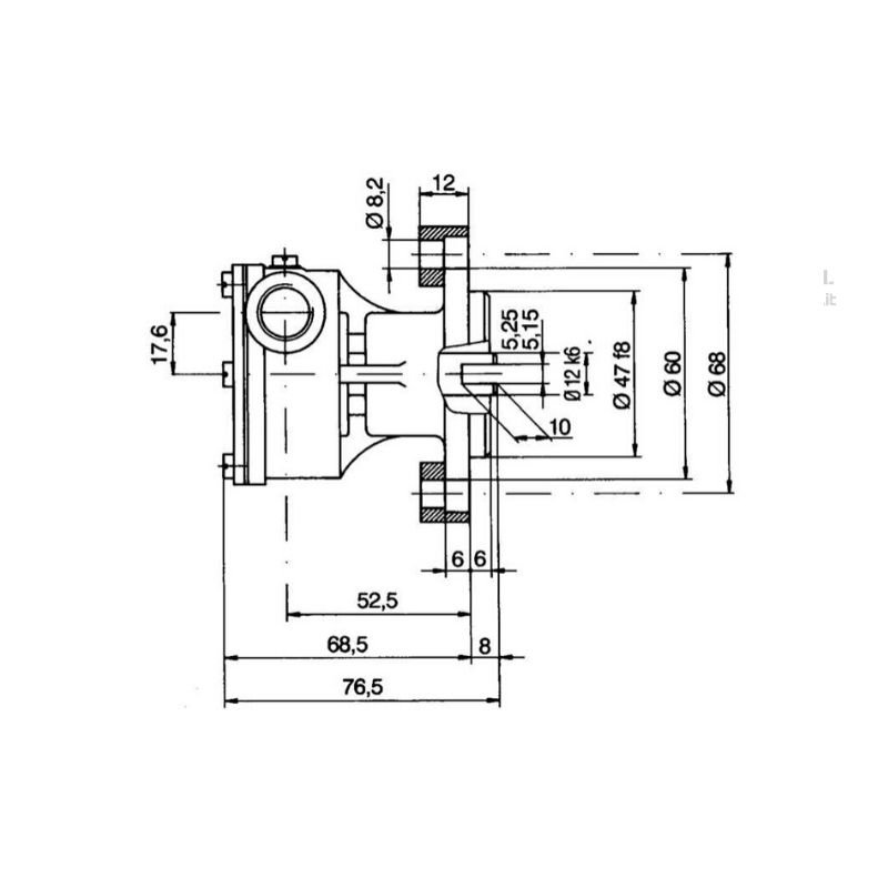 scheda tecnica montaggio pompa flangiata ancor st 138 raffreddamento motori marini Volvo Penta AQ-BB-MB-MD-2000, Lombardini Ldw e Aifo scheda tecnica montaggio pompa flangiata ancor st 138 raffreddamento motori marini Volvo Penta AQ-BB-MB-MD-2000 Lombardini Ldw Aifo