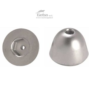 Anodo a ogiva esagonale per bow thruster Vetus Kgf 125/130/160
