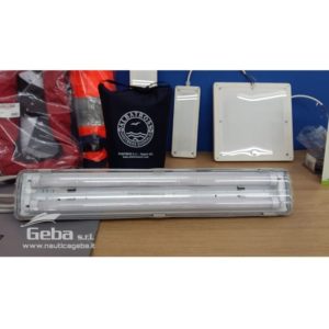 PLAFONIERA STAGNA COMPLETA DI TUBO NEON LED