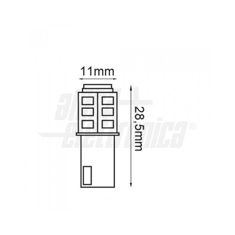 Lampadina-a-Led-T10-0,73W-10-30Vdc-Bianco-freddo