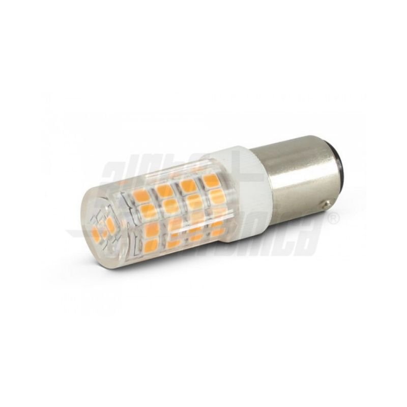Lampadina-a-Led-attacco-BA15D-3W-10-30Vdc-24Vac-Bianco-naturale