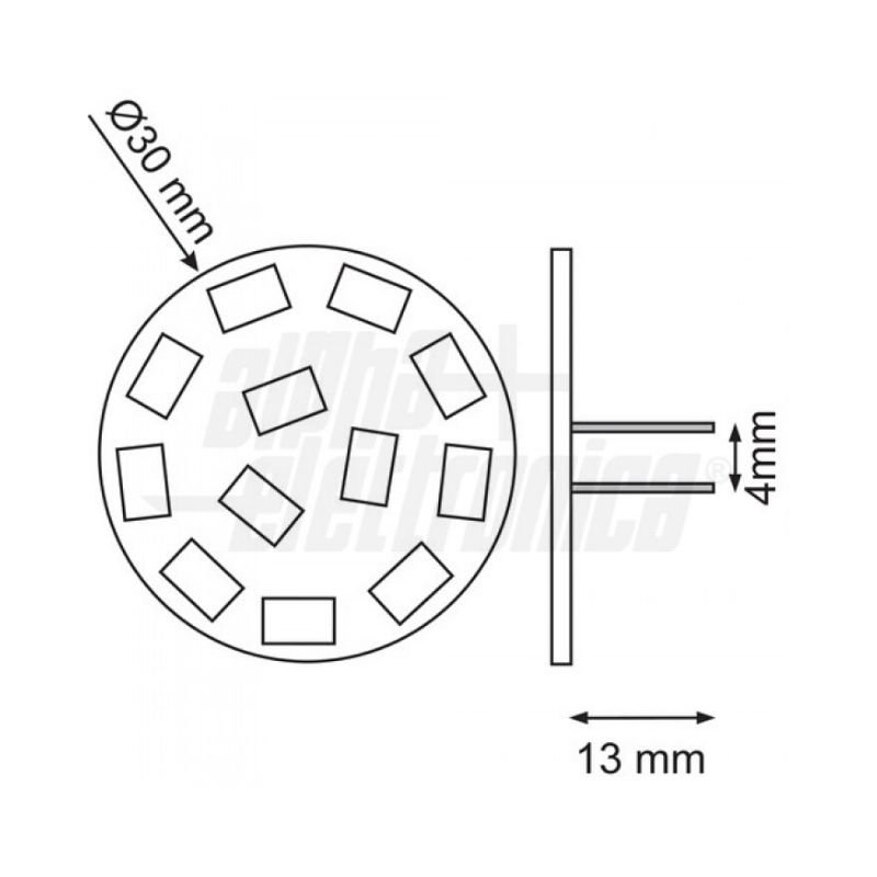 Lampadina-a-Led-attacco-G4-2,2W-12Vac-dc-Bianco-freddo-Bianco-caldo