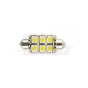 Lampadina-a-Led-siluro-barca-SV8,5-1,5W-10-30Vdc-Bianco-freddo