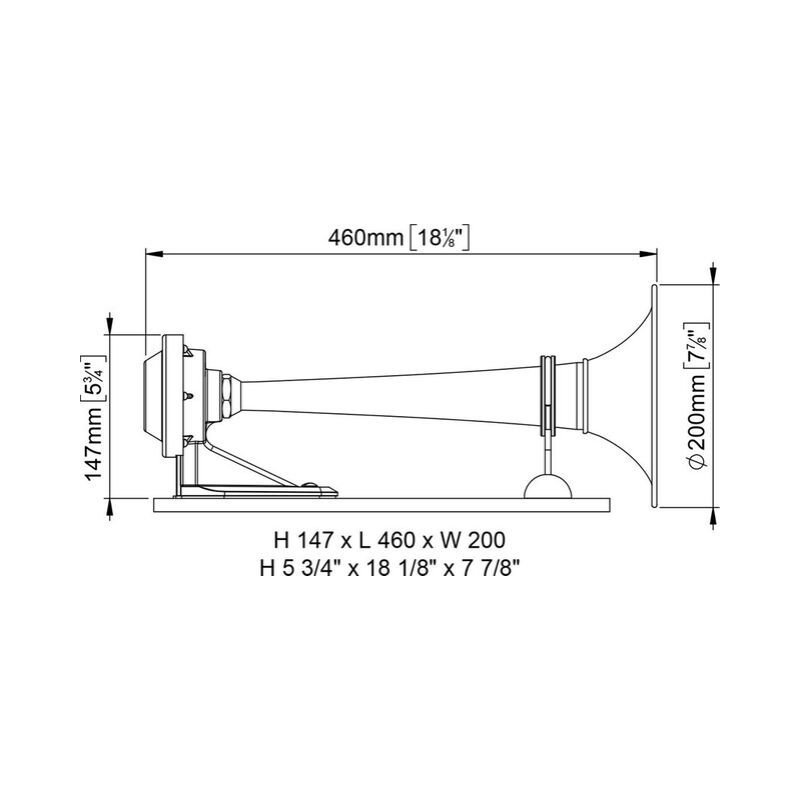 PW2-avvisatore-sonoro-omologato-fischio-12-20-m-ø-200-mm-con-compressore