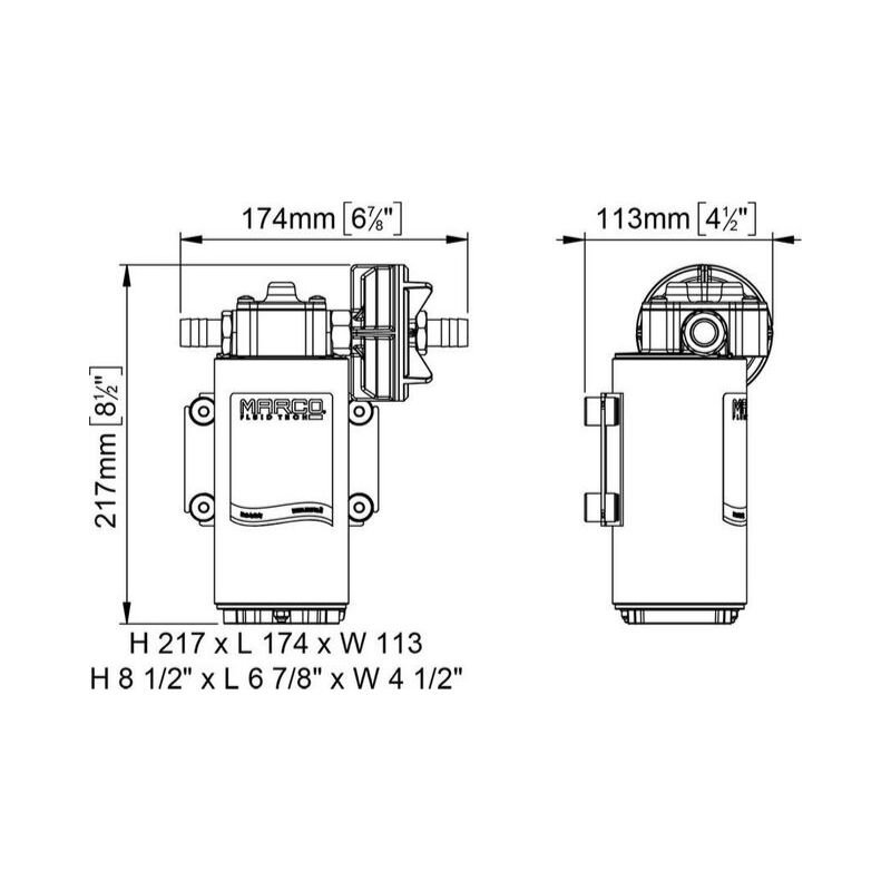 UP12-PV-pompa-ad-ingranaggi-in-PTFE-36-lmin-con-valvola-di-non-ritorno