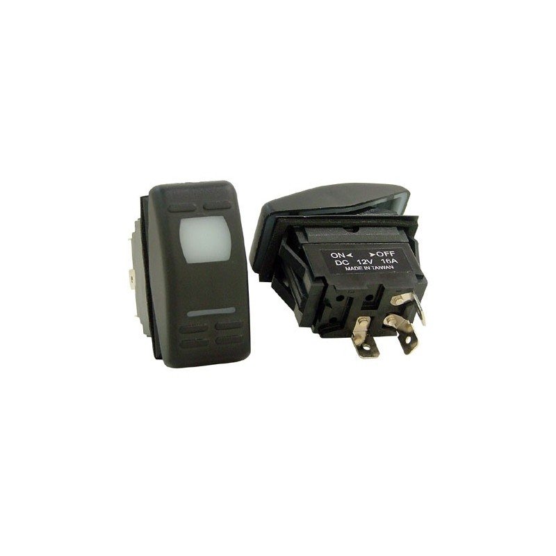 Interruttori Osculati 12V con corpo in Resina e levetta in plastica completa di LED. interruttore-impermeabile-ip55-signal (