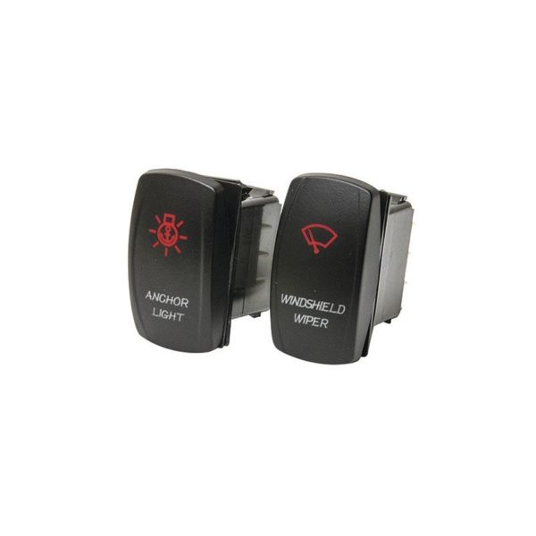 10 Interruttori Basculanti 2 Pin 15A 12V-230V ON/OFF Per Auto, Barca, Veicoli - Gearmonster - 6