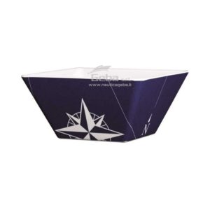 Ciotola melamina quadrata Northwind Marine Business 6 pezzi pz