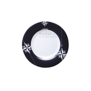 Piatto dessert melamina Northwind Marine Business 6 pezzi decoro
