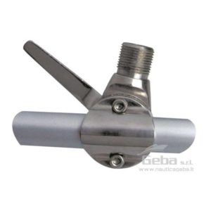 base a morsetto in acciaio inox