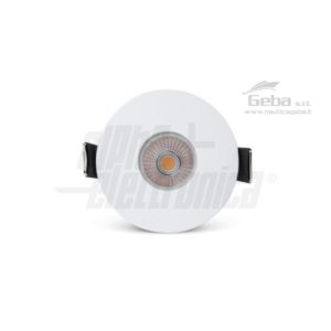 Faretto Led da incasso rotondo - 5W - 400mA - Bianco - Bianco caldo 3000K