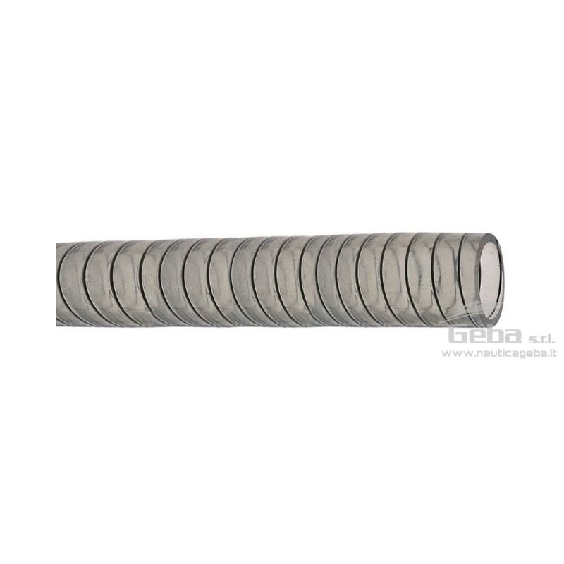 Tubo acqua per pompa di sentina in PVC spirale in Acciaio diametro 25