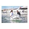 foto esempio tender gommone barca avvolgibile gonfiabile eurovinil nautico, da pesca, trasporto persone. Acquisto online.