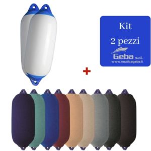 Kit Parabordi Majoni F3 più calze copri parabordi per barca in offerta 2 pezzi