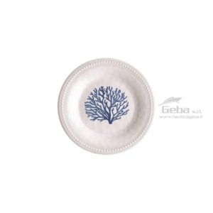 Piatto da dessert con decoro Harmony Mare marine business