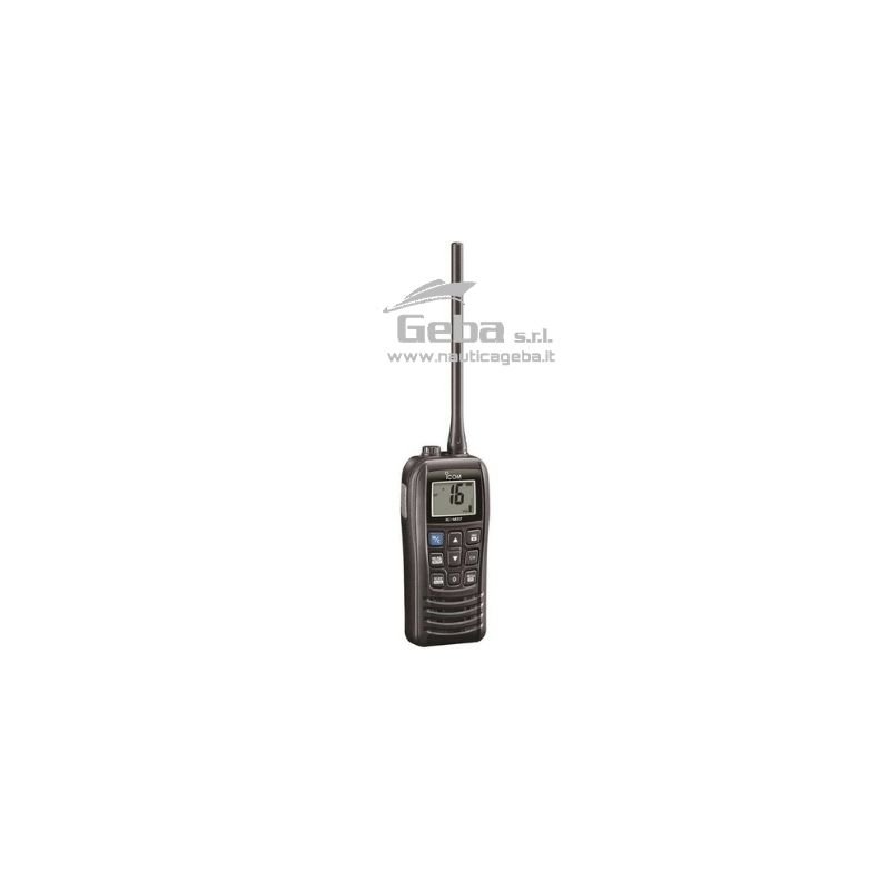 VHF portatile ICOM IC-M37E con impugnatura snella ed ergonomica e display LCD. Impermeabile IPx7 e galleggiante con suono di allarme e luce rossa di segnalazione LED.
Con display e tasti retroilluminati, microfono a cancellazione di rumore, funzioni dual/tri watch, autoscan e AquaQuake per rimuovere l'acqua dalla griglia.
Tasto dedicato canale 16, potenza 6W e 12 ore di autonomia.
Completo di pacco batterie, caricabatterie, cavo micro USB, clip da cintura, antenna, cinghiello e manuale. VHF ICOM IC-M37E nautico per barca-