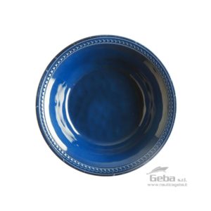 Piatto fondo melamina Blue Marine Business arredo barca